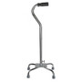 McKesson Quad Large Base Cane, Chrome - 1 ct
