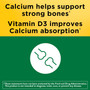 Nature Made Calcium 600 mg + D3 Tablets  - 220 ct