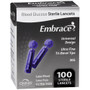Embrace Blood Glucose Sterile Lancets 30G - 100 ct