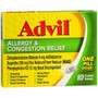 Advil Allergy & Congestion Relief - 10 Coated Tablets