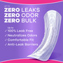 Always Discreet Pads Extra Heavy Long - 28 each - Case of 2