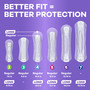 Always Discreet Pads Extra Heavy Long - 28 each - Case of 2
