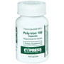 Cypress Poly-Iron 150 mg Capsules - 100 Tablets
