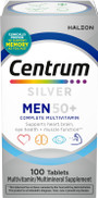 Centrum Silver Men 50+ Multivitamin/Multimineral Supplement Tablets - 100 ct