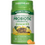 Nature's Truth 1 Billion Probiotic Digestive Aid + Ginger, Aloe Vera Gummies Natural Topical Flavor - 50 ct
