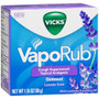 Vicks VapoRub Cough Suppressant Topical Analgesic Ointment Lavender Scent - 1.76 oz jar
