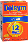 Delsym 12 Hour Cough Relief, Orange Flavored Liquid - 3 oz