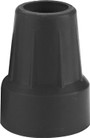 Drive Crutch Tips Black 7/8 inch.