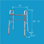 Carex Folding Walker For Seniors