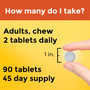 Nature Made Extra Strength Chewable C 1000 mg per serving Tablets Orange - 90 ct
