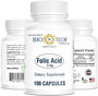 Bio-Tech Pharmacal Folic Acid 5mg - 100 ct