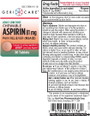 Aspirin Adult Chewable 81 mg - 36 Tablets