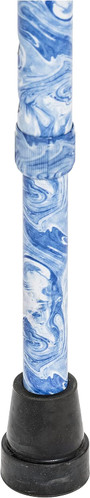Drive Medical Foam Grip Walking Cane with Offset Handle, Swirl