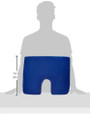 Drive Medical Coccyx Cushion, Blue