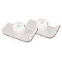 Drive Medical White Walker Ski Glides, 1 Pair White Universal