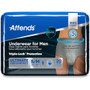 Attends Discreet Underwear Absorbency 5 Men's Size Small/Medium- 4 pks of 20