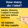 Nature Made Fast Dissolve Melatonin Tablets Mixed Berry - 45 ct