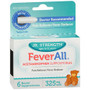 FeverAll Acetaminophen Suppositories Jr. Strength - 6 ea