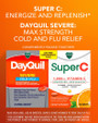 DayQuil/Super C Daytime Convenience Pack Severe Cold & Flu LiquiCaps & 1,000 mg Vitamin C Caplets - 26 ct