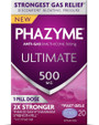 Phazyme Ultimate Anti-Gas Simethicone 500 mg Fast Gels - 20 ct