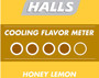 Halls Cough Suppressant Drops Sugar Free Honey Lemon Flavor - 70 ct