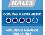 Halls Cough Suppressant/Oral Anesthetic Drops Sugar Free Mountain Menthol Flavor - 70 ct