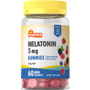 Sundance Vitamins Melatonin Vegan Gummies Natural Mixed Berry Flavor - 60 ct