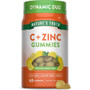 Nature's Truth Vitamin C Immune Support + Manuka Honey Zinc Honey Lemon Flavor Gummies - 60 ct