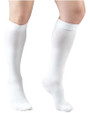 Truform Surgical Stockings, 18 mmHg Compression for Men and Women, Knee High Length, Closed Toe, White - X-Large