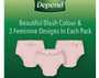 Depend Fit-Flex Underwear for Women Medium Maximum Absorbency - 2 packs of 30 ct