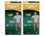Depend Fit-Flex Underwear for Men Large Maximum Absorbency - 2 pks of 28 ct