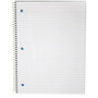 Top Flight Boss Poly Cover and Black Wire Chub Wirebound Notebook, College Rule, 180 Sheets, Color May Vary (43005)