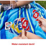 Mattel UNO Splash Card Game, Waterproof Card Game