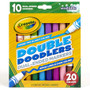 Crayola Double Doodlers Washable Markers-10 Ct