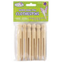4.25\" Round Doll-Peg Clothespins, Natural, 6 ct- 1 Pkg