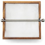 Ironwood Gourmet Acacia Wood Napkin Holder with Weighted Stainless Steel Holder