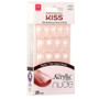 KISS Salon Acrylic Nude Nails 28pc Cashmere- 1pkg