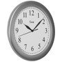 10\" Quarts Clock-Silver, 1 ea.