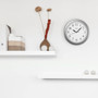 10\" Quarts Clock-Silver, 1 ea.