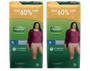 Depend Fit-Flex Underwear for Women Maximum Absorbency Size XL - 2 pks of 26