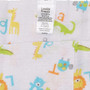 Luvable Friends Flannel Burp Cloths, ABC Assorted, One Size - 4 each