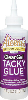 Aleene's Clear Gel, Tacky Glue, Clear, 4 oz - 1 Pkg – for Incontinence Protection and Confidence