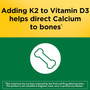 Nature Made Vitamin D3 + K2, 5000 IU Softgels - 30 ct