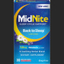 MidNite Drug-Free Sleep Aid Chewable Tablets, Cherry - 30 ct