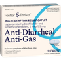 Foster & Thrive Anti-Diarrheal Anti-Gas Loperamide HCl and Simethicone 2 mg/125 mg Caplets - 12 each