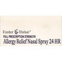 Foster & Thrive Allergy Relief Nasal Spray 24 HR Fluticasone Propionate (Glucocorticoid) 50 mcg Per Spray