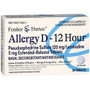 Foster & Thrive Allergy D-12 Hour Pseudoephedrine Sulfate 120 mg/Loratadine 5 mg Extended-Release Tablets - 20 count