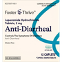 Foster & Thrive Anti-Diarrheal Loperamide HCl 2 mg Caplets - 12 count