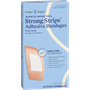 Foster & Thrive Advanced Antibacterial Strong Strips Adhesive Bandages Benzalkonium Chloride 0.1% Extra Large - 10 count