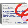 Foster & Thrive Children's Chewables Acetaminophen 160 mg Tablets Bubble Gum - 24 count
